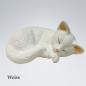 Preview: LK0118 Katzenurne Acryl Weiß