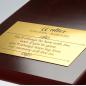 Mobile Preview: Gedenktafel mit Bronzefigur - Bordeauxdogge