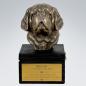 Preview: Hundeurne mit Bronze