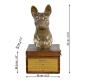 Preview: Holzurne mit Gravur Basenji
