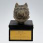Preview: Hundeurne mit Bronze