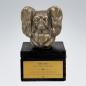 Preview: Hundeurne mit Bronze