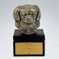 Preview: Hundeurne mit Bronze
