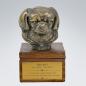 Preview: Holzurne mit Gravur Staffordshire Bull Terrier