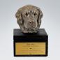 Preview: Hundeurne mit Bronze
