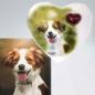 Preview: Herz Hundeurne nach Foto