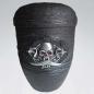 Preview: B1553 Bio-Urne Motiv Metall-Totenkopf