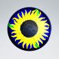 Preview: Bio -Künstler-Urne "Sonnenblume", Modell Nr. 102B