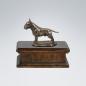 Preview: Hundeurne mit Bronze - Bullterrier