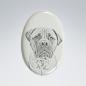 Preview: Keramikplatte mit Fotogravur Hunde