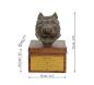Preview: Holzurne mit Gravur Norwich Terrier