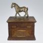 Preview: Pferdeurne Shire Horse mit Bronzefigur inkl.Gravur - Teilasche inkl.Gravur - Teilasche