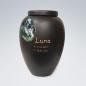 Mobile Preview: Tierurne Vase Luna mit Deckel - mit Foto - Acryl
