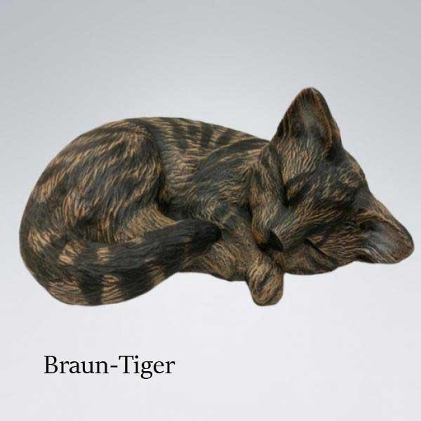 LK0118 Katzenurne Acryl Braun