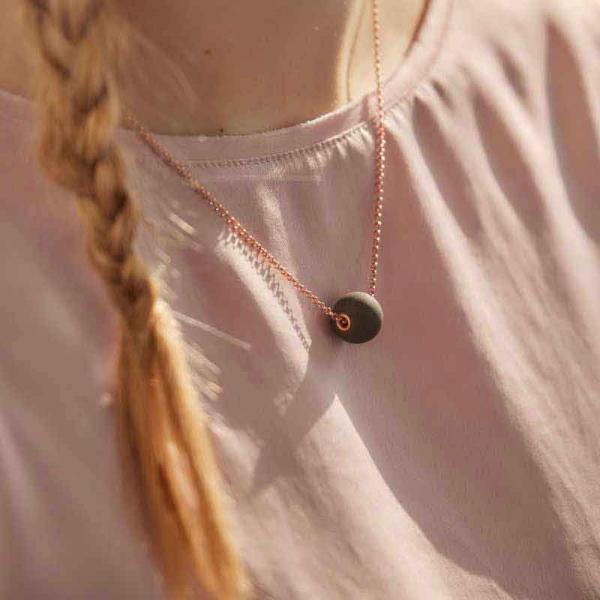 Perle mit Seele "BLACK VULCANO Just"