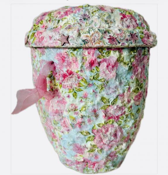 Urne Zarte Rosen