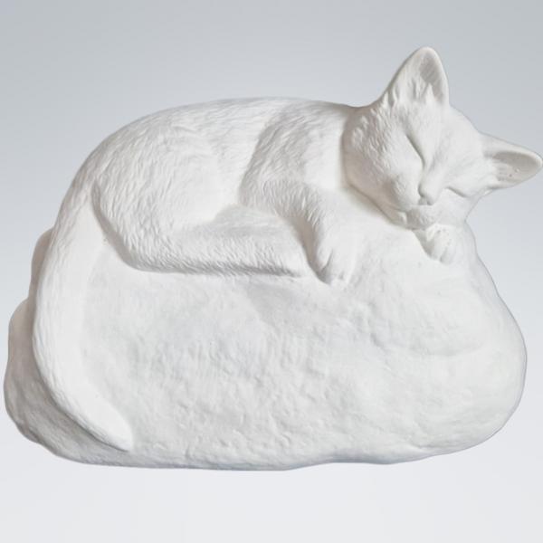 Katzenurne S3914 - LK0135 auf Stein Natur