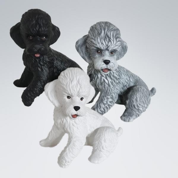 Hundeurne Pudel Acryl - LK0134