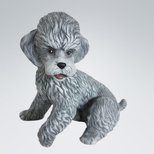 Hundeurne Pudel Acryl - LK0134