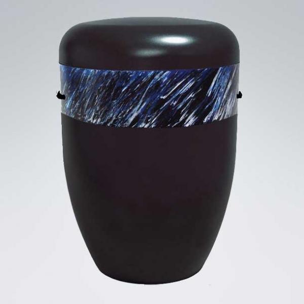 20204 Urne Creative Line  Blau gekratzt