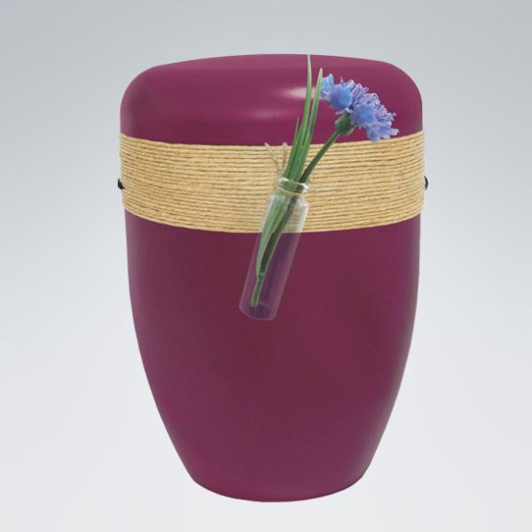 Urne Creative-Line Jute - Bordeauxviolett -Vase