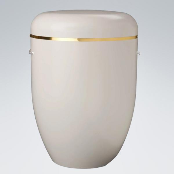 Urne Creative-Line Creme - Goldrand