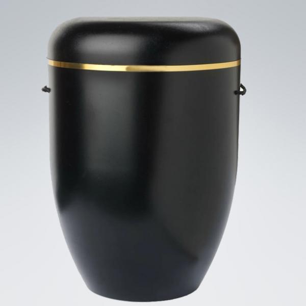 Urne Creative-Line Tiefschwarz - Goldrand