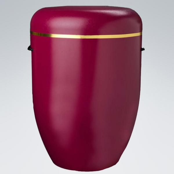 Urne Creative-Line Bordeauxviolett - Goldrand