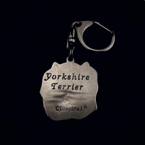 Schlüsselanhänger Yorkshire Terrier Rückseite