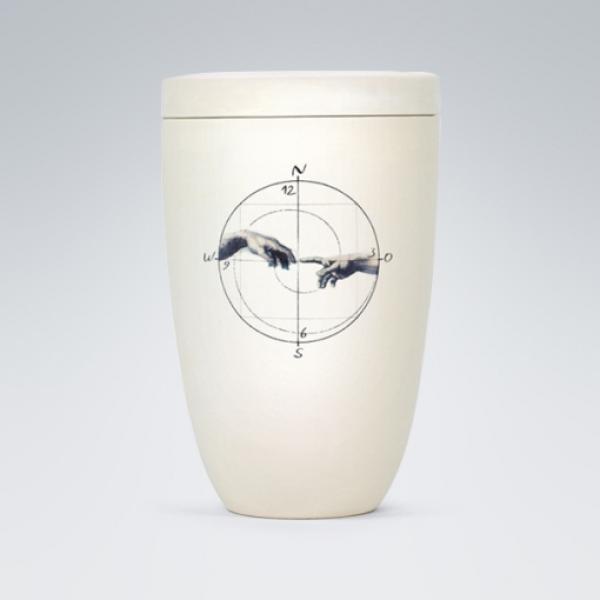 Keramik-Design-Urne Raum und Zeit