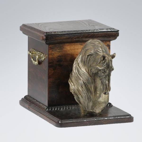 Pferdeurne mit Bronze - Friese - Teilasche