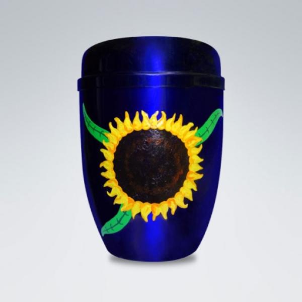 Künstler-Urne "Sonnenblume", Modell Nr. 102
