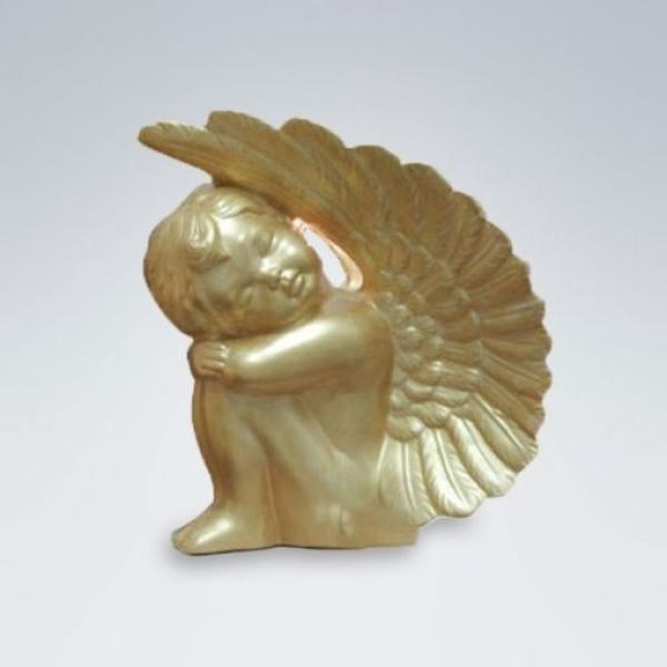 Tierurne Engel Putte Flügel rechts - Gold LK0196