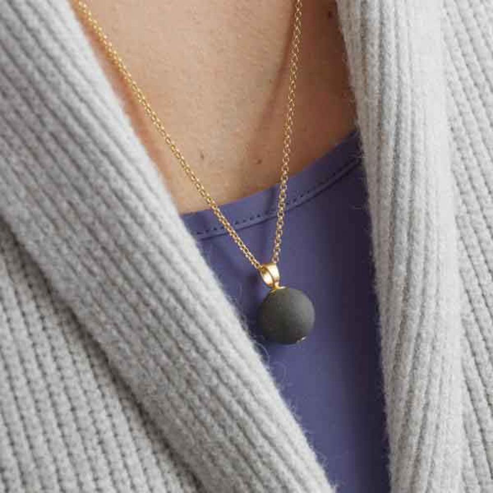 Perle mit Seele "BLACK VULCANO"