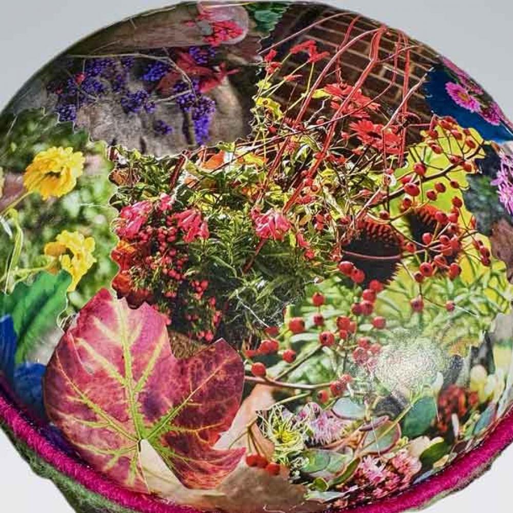 Urne Gartenmomente im Herbst