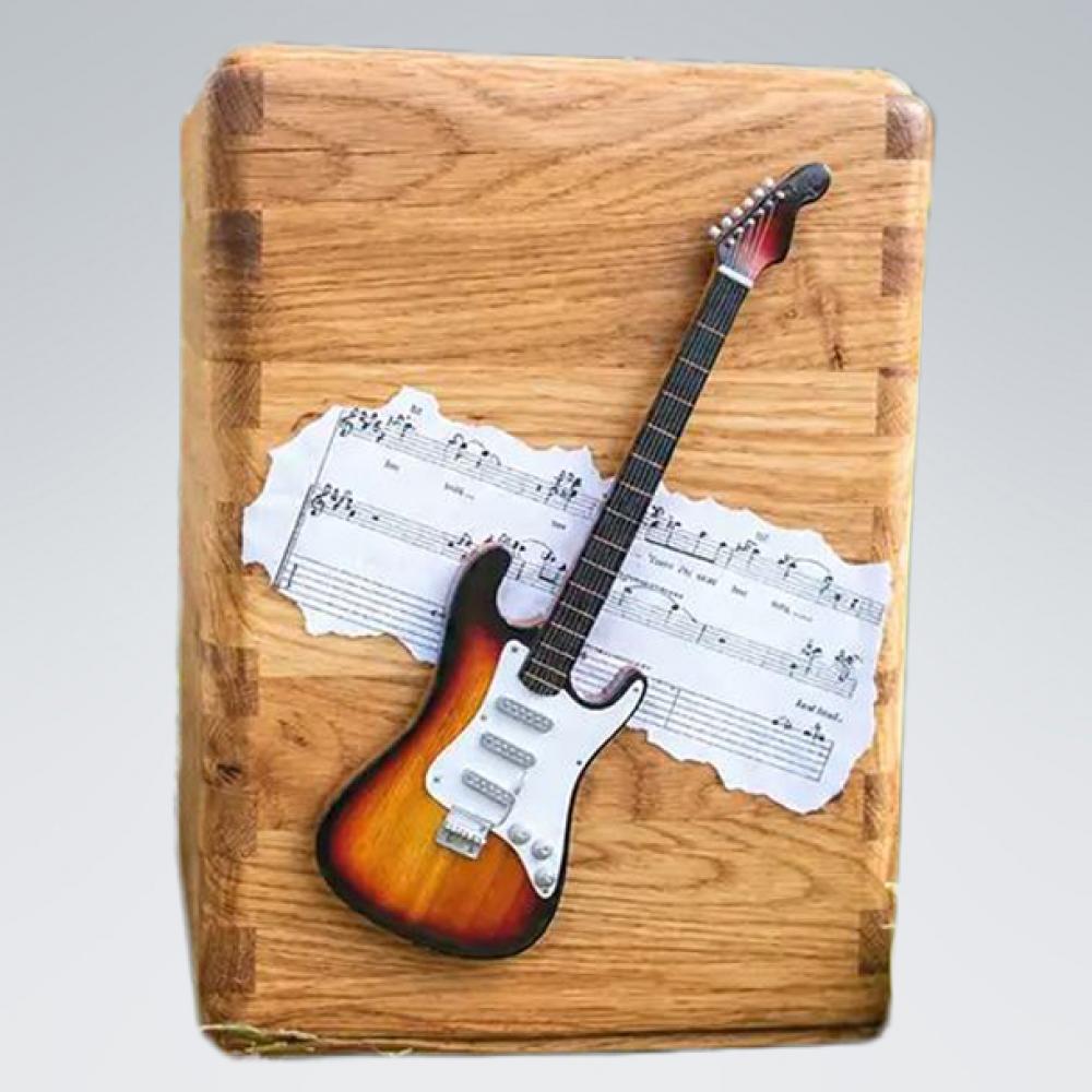 Massivholzurne Gitarre