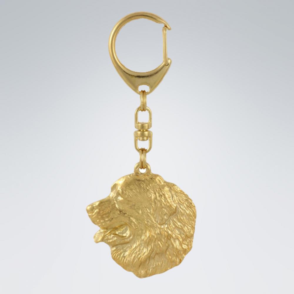 Schlüsselanhänger "Berner Sennenhund" - Gold