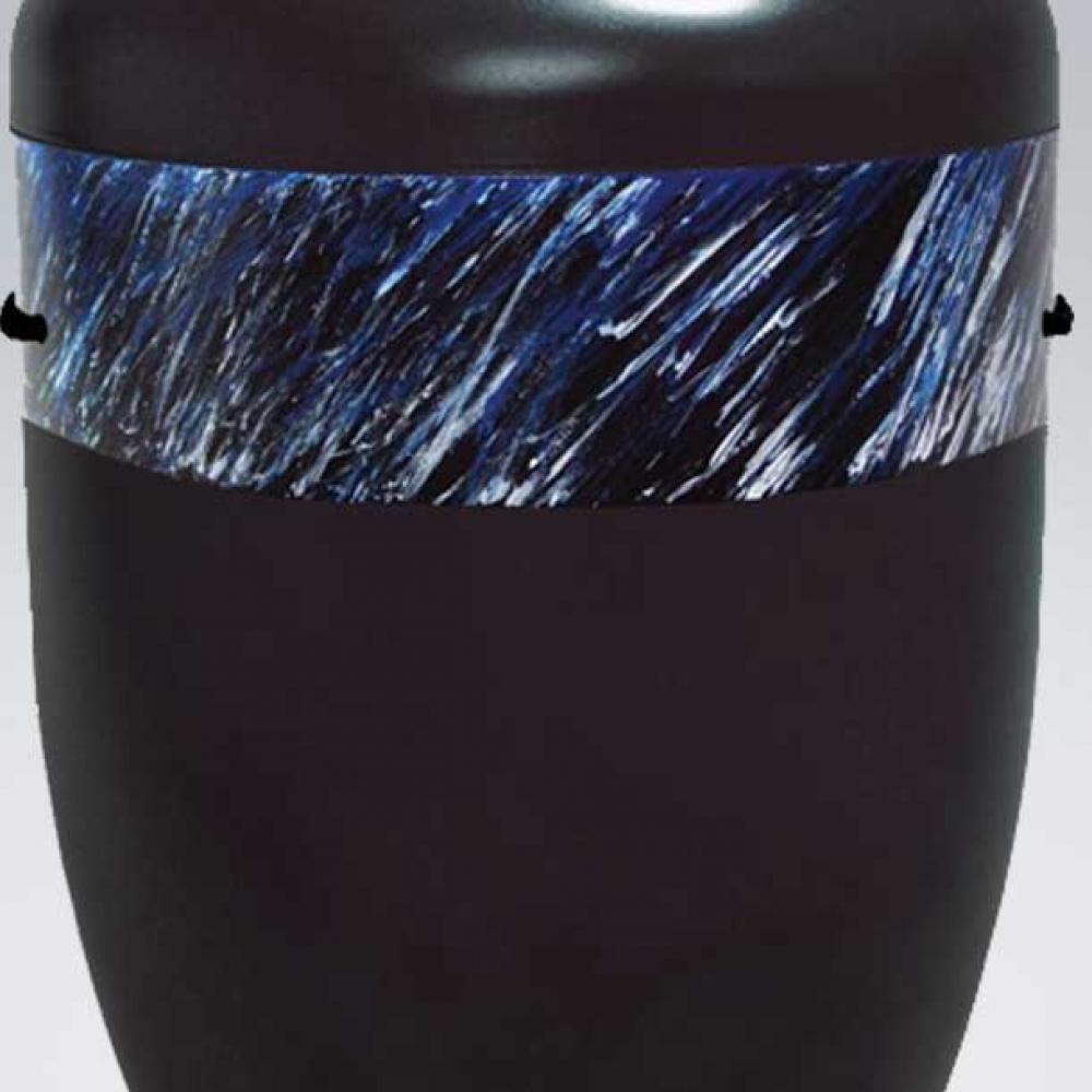 20204 Urne Creative Line  Blau gekratzt