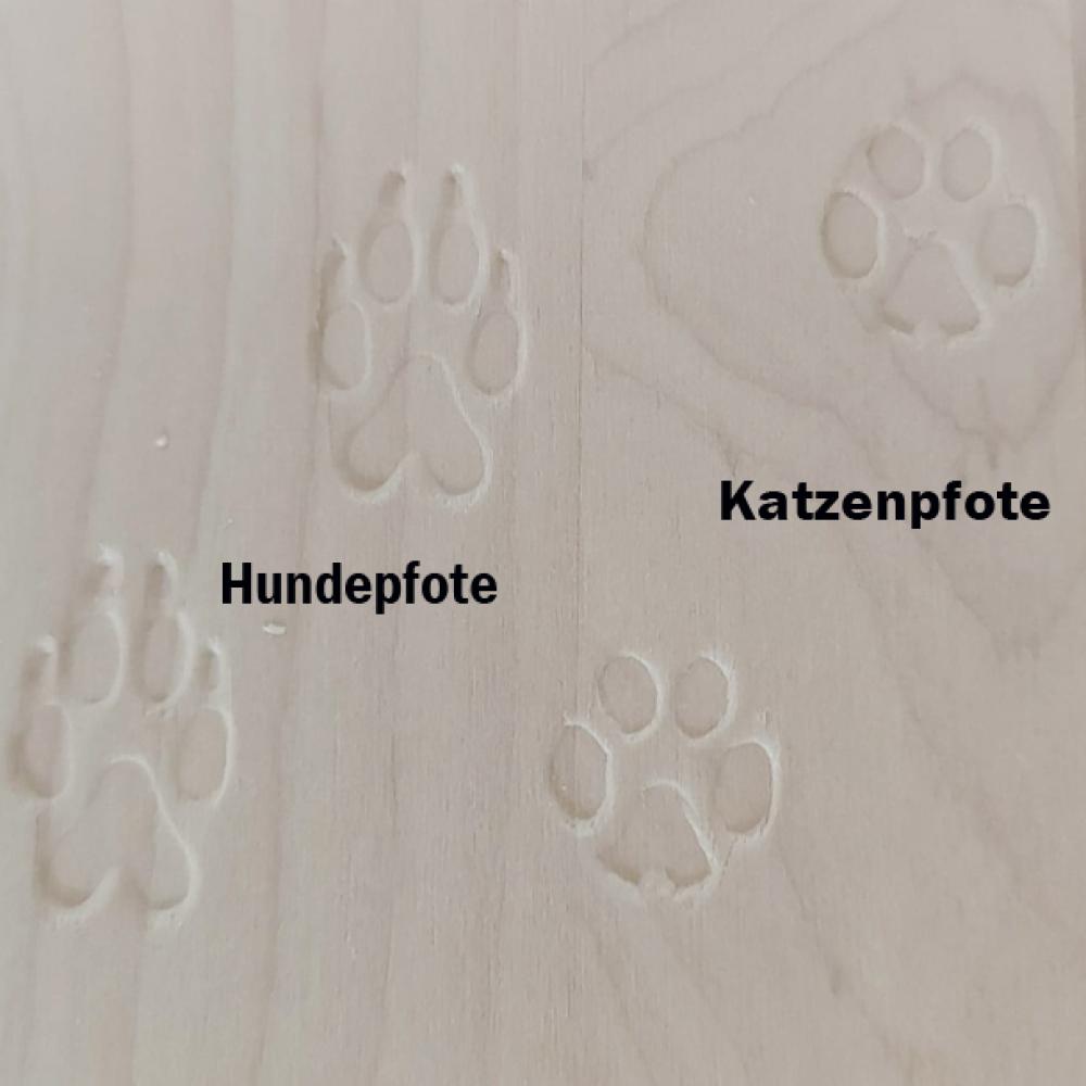 Einprägen Pfoten