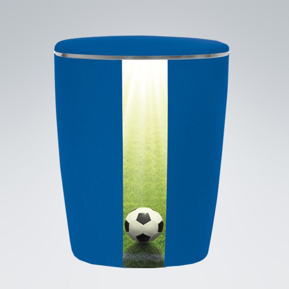 Urne Solid-Line Vertikal Fussball Königsblau