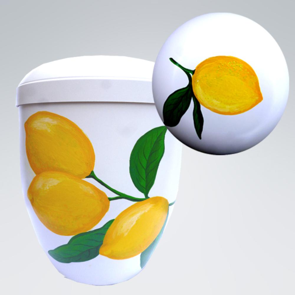 Chris Bleicher Künstler-Urne "3 + 1 Zitronen"