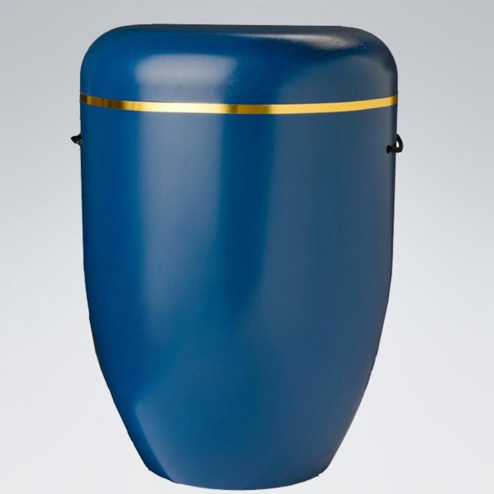 Urne Creative-Line Marineblau - Goldrand
