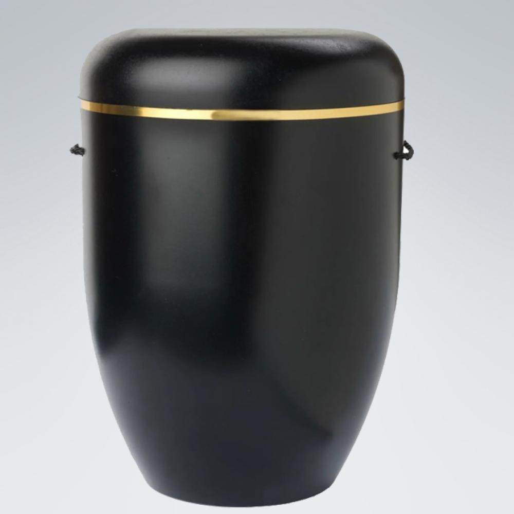 Urne Creative-Line Tiefschwarz - Goldrand
