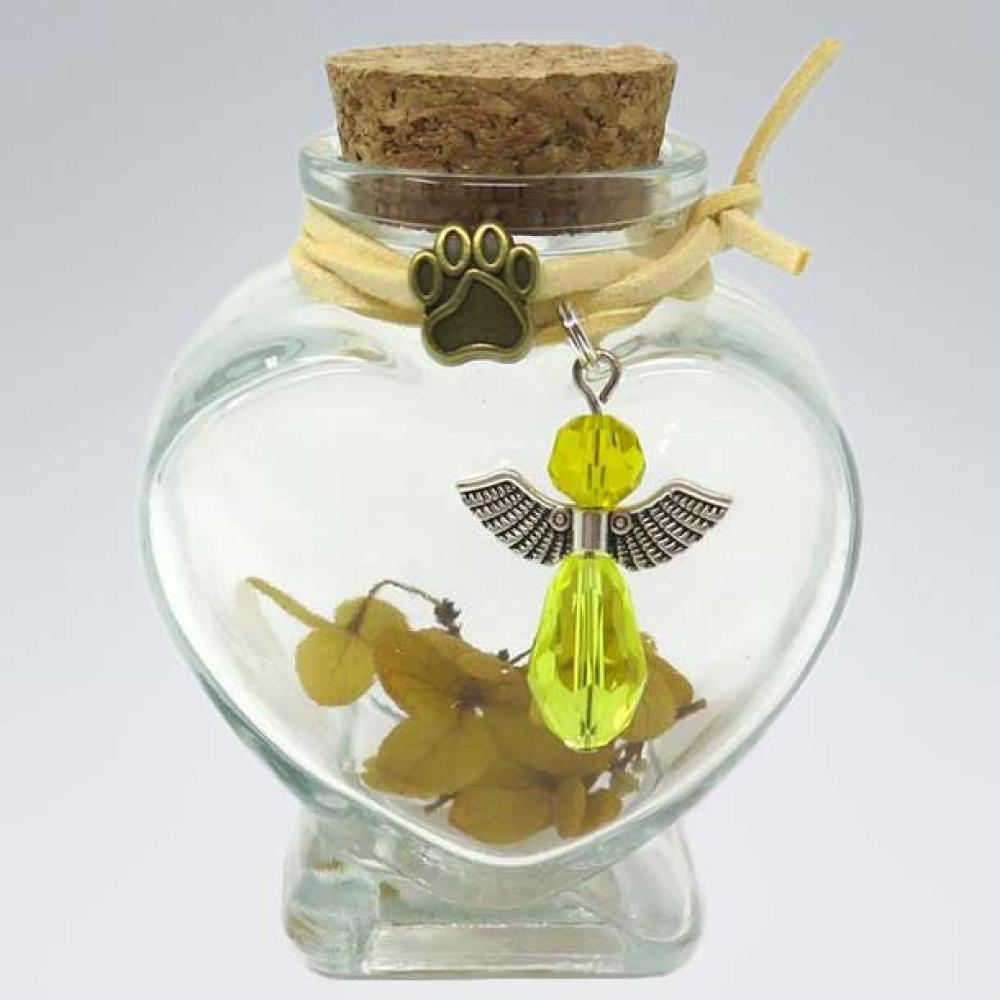Glas Gedenkfläschchen für Fell Nr.11