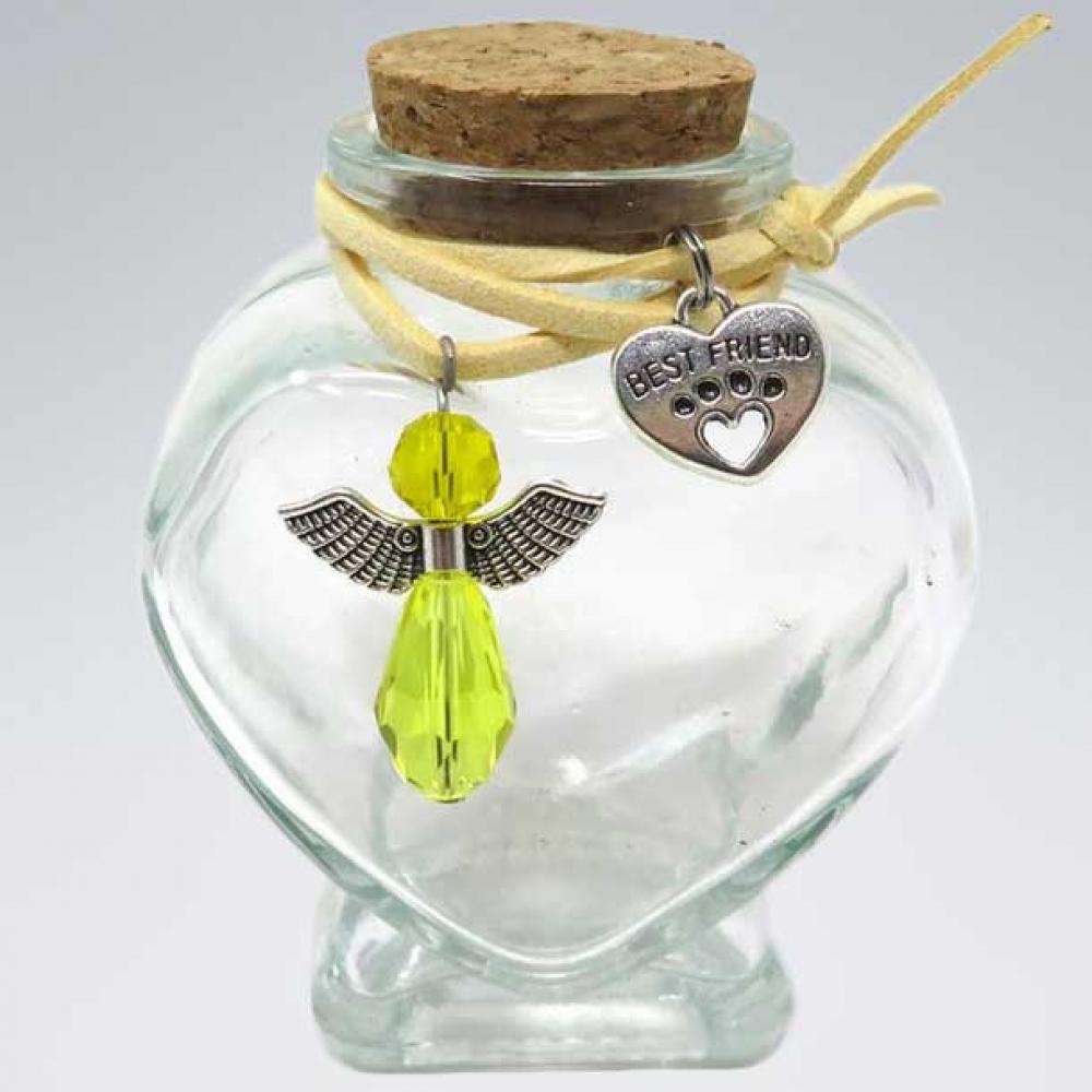 Glas Gedenkfläschchen für Fell Nr.23