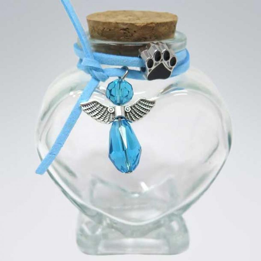 Glas Gedenkfläschchen für Fell Nr.26
