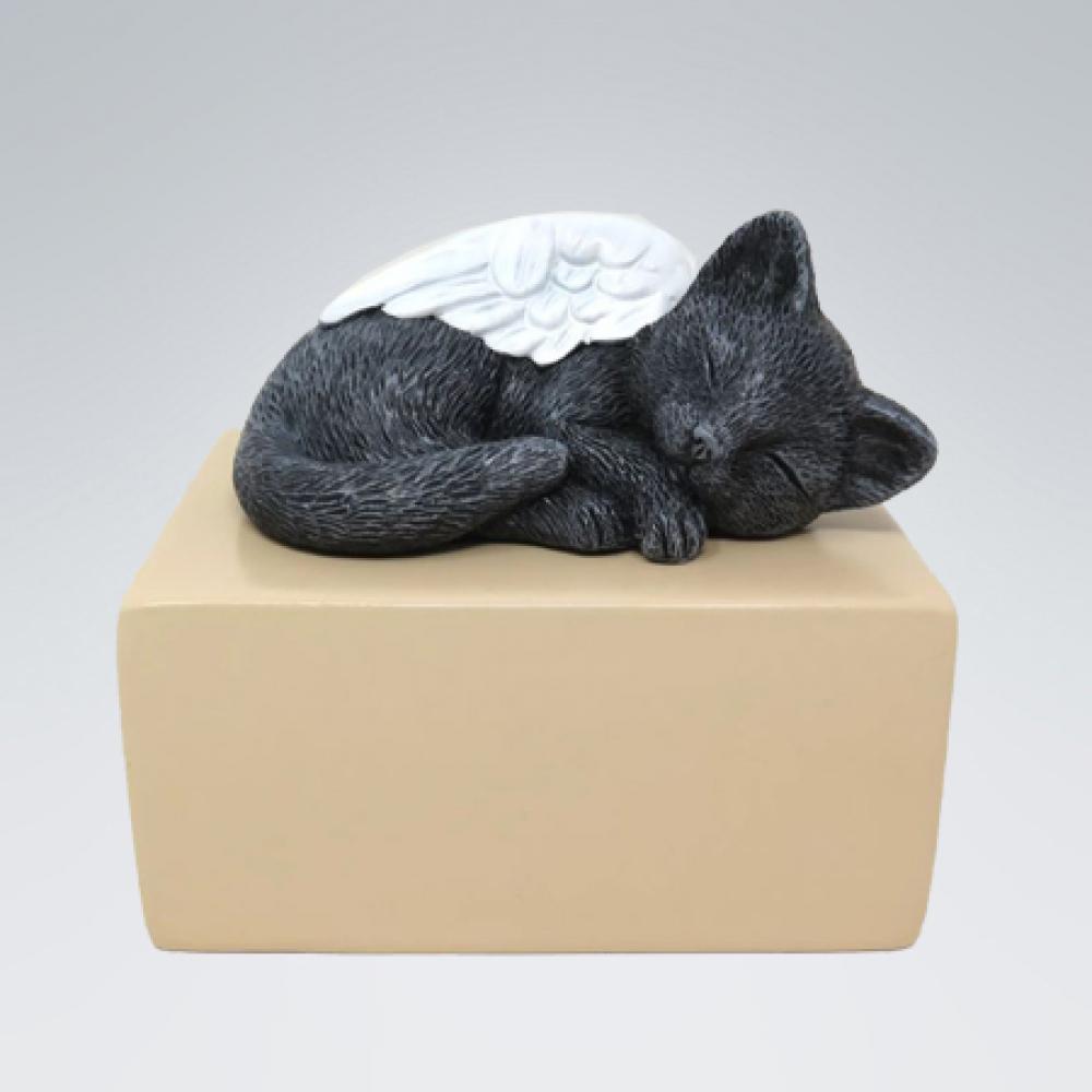 Katzenurne schlafende Katze mit Flügel