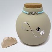Tierurne Designurne mit Armband Sky