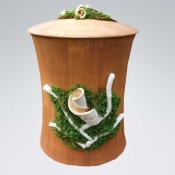 Holzurne Motiv Ornament H1501