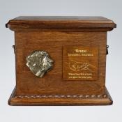 Hundeurne mit Emblem und Gravur Fila Brasileiro
